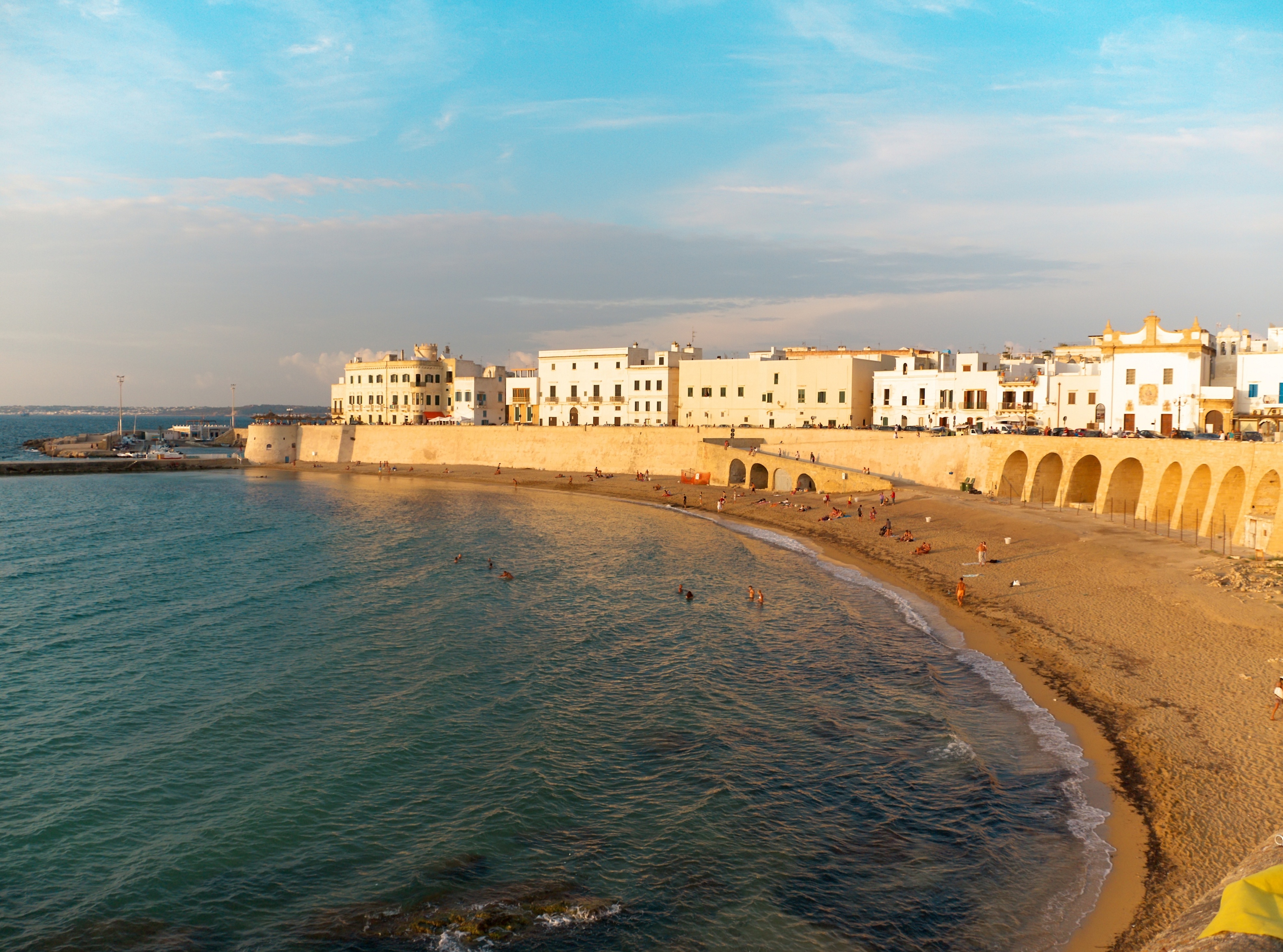 Gallipoli (Lecce, Italy) - La Puritate beach in Gallipoli Old